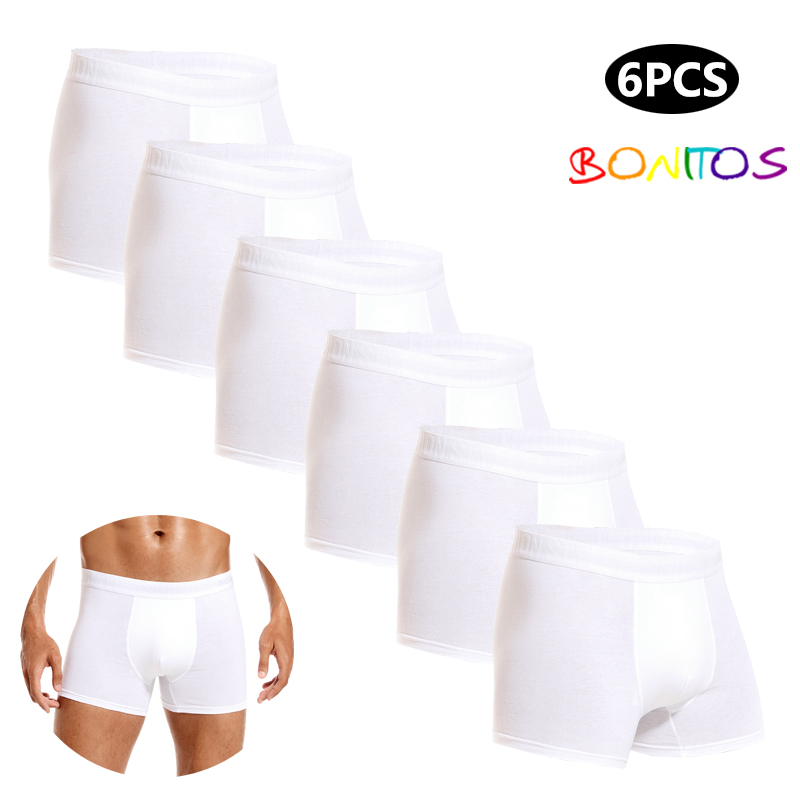 Multi Pack Underwear - 6 uds bragas blancas para hombre,