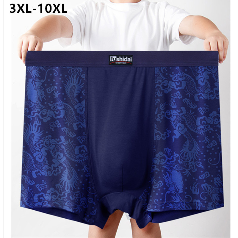 Boxer Shorts Modal - Ropa interior para hombre 10XL 9XL