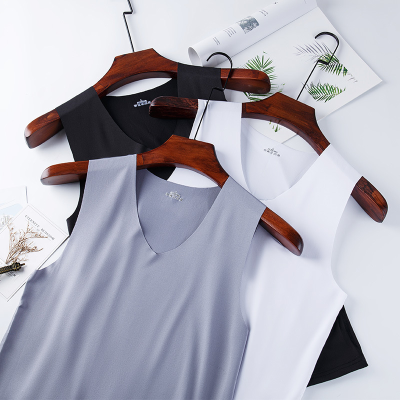 Sleeveless Undershirt - Camiseta interior de seda de hielo
