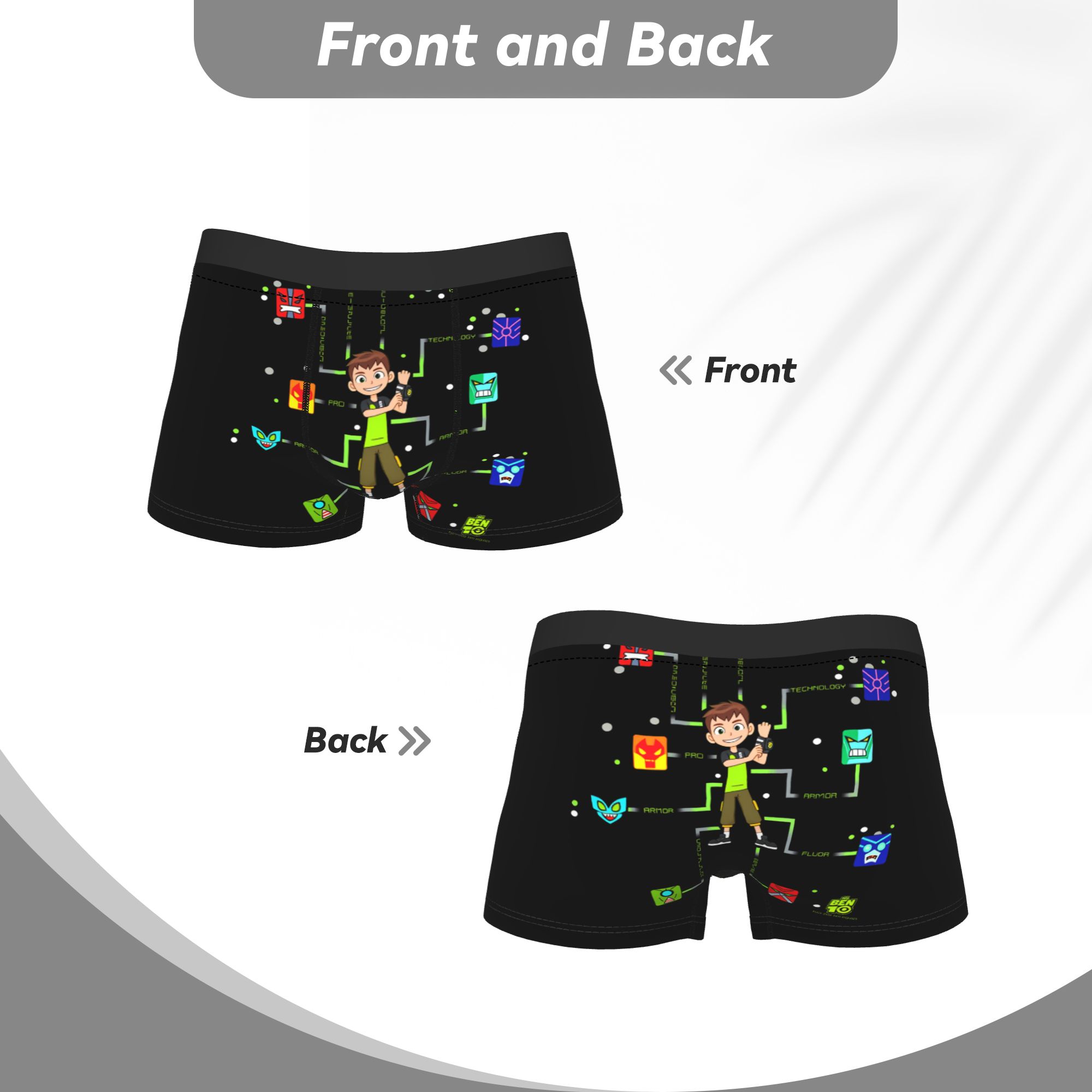 Ropa interior Ben 10 Aliens, c - Trunk Breathable Men reseña y precio