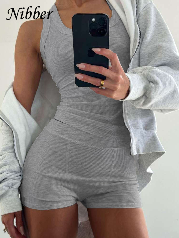 Conjunto informal de 2 piezas  - Tank Top Ribbed reseña y precio