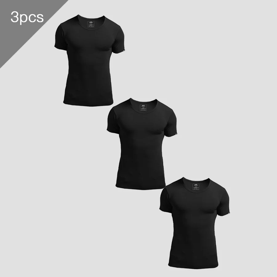Paquete de 3 Camisetas de Vera - Undershirt Crew Neck reseña y precio