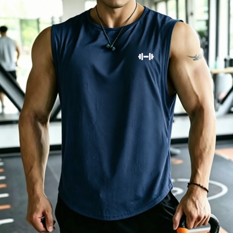 Camiseta sin mangas de malla d - Undershirt Crew Neck reseña y precio