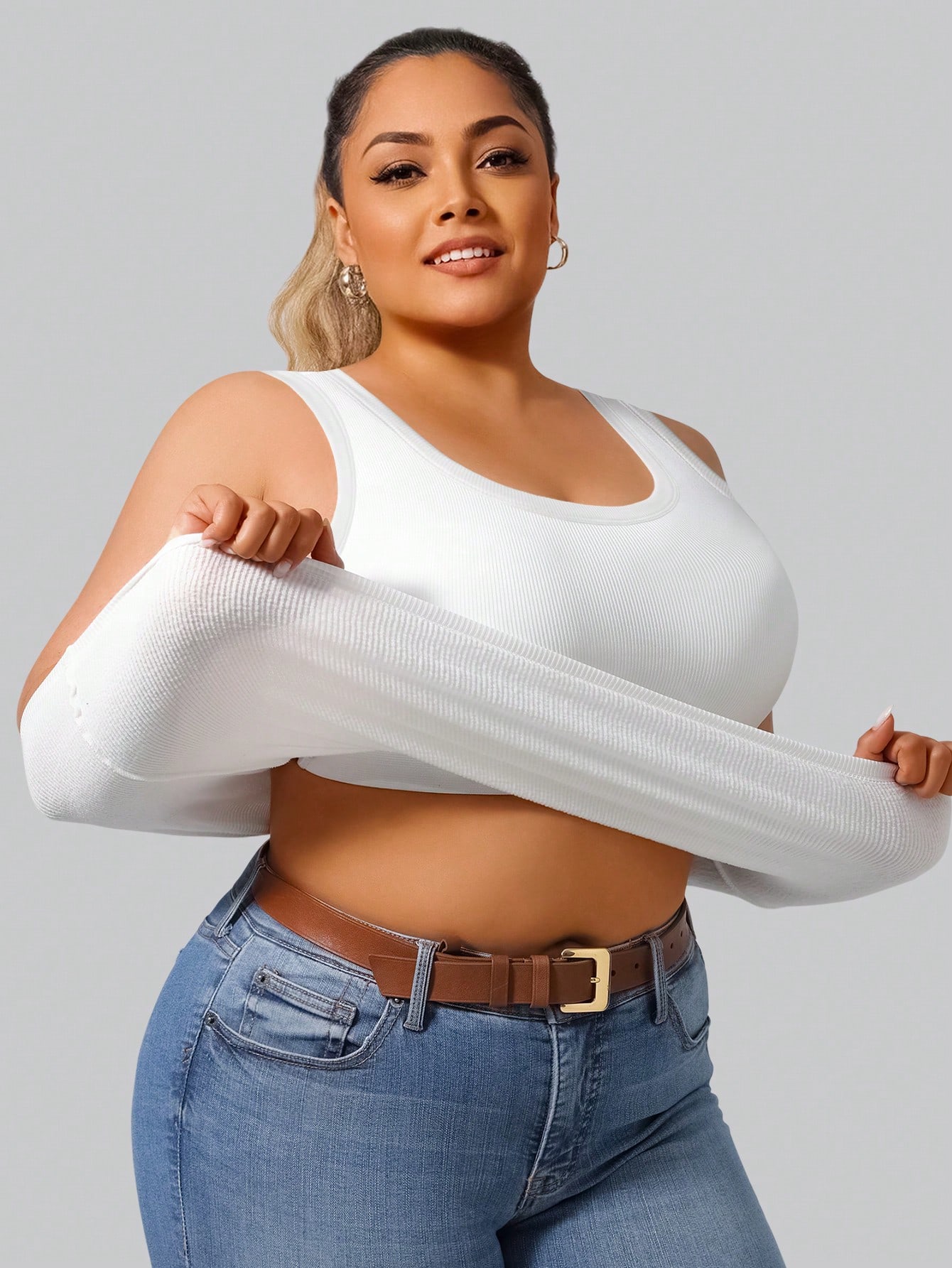 Camiseta sin mangas acanalada  - Tank Top Ribbed reseña y precio