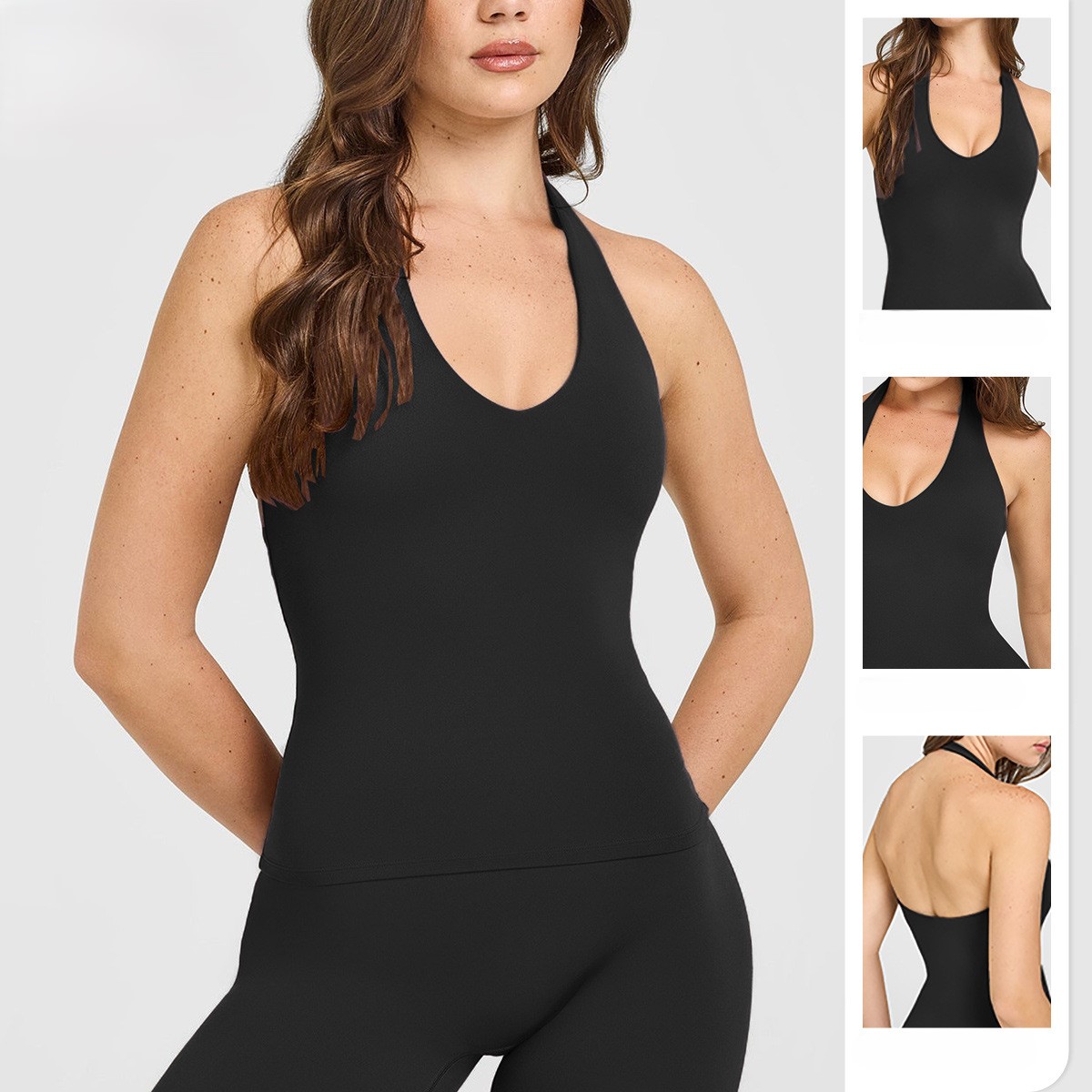 Top Deportivo Halter con Espal - Suspender Tank Top reseña y precio