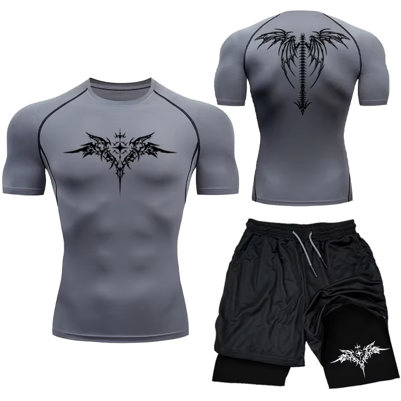 Nuevo conjunto deportivo de co - Compression Shorts Athletes reseña y precio
